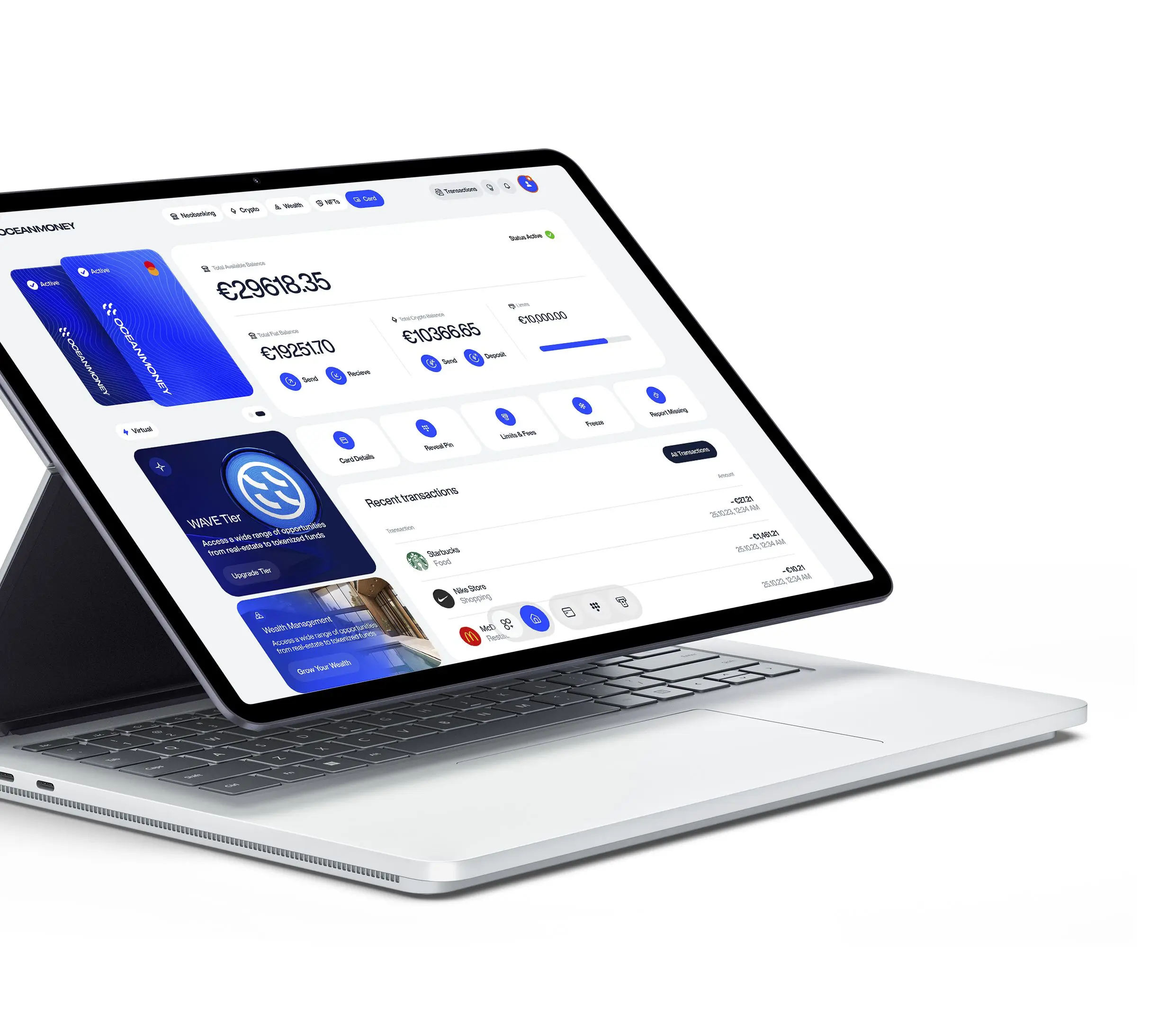 Mobile Banking View