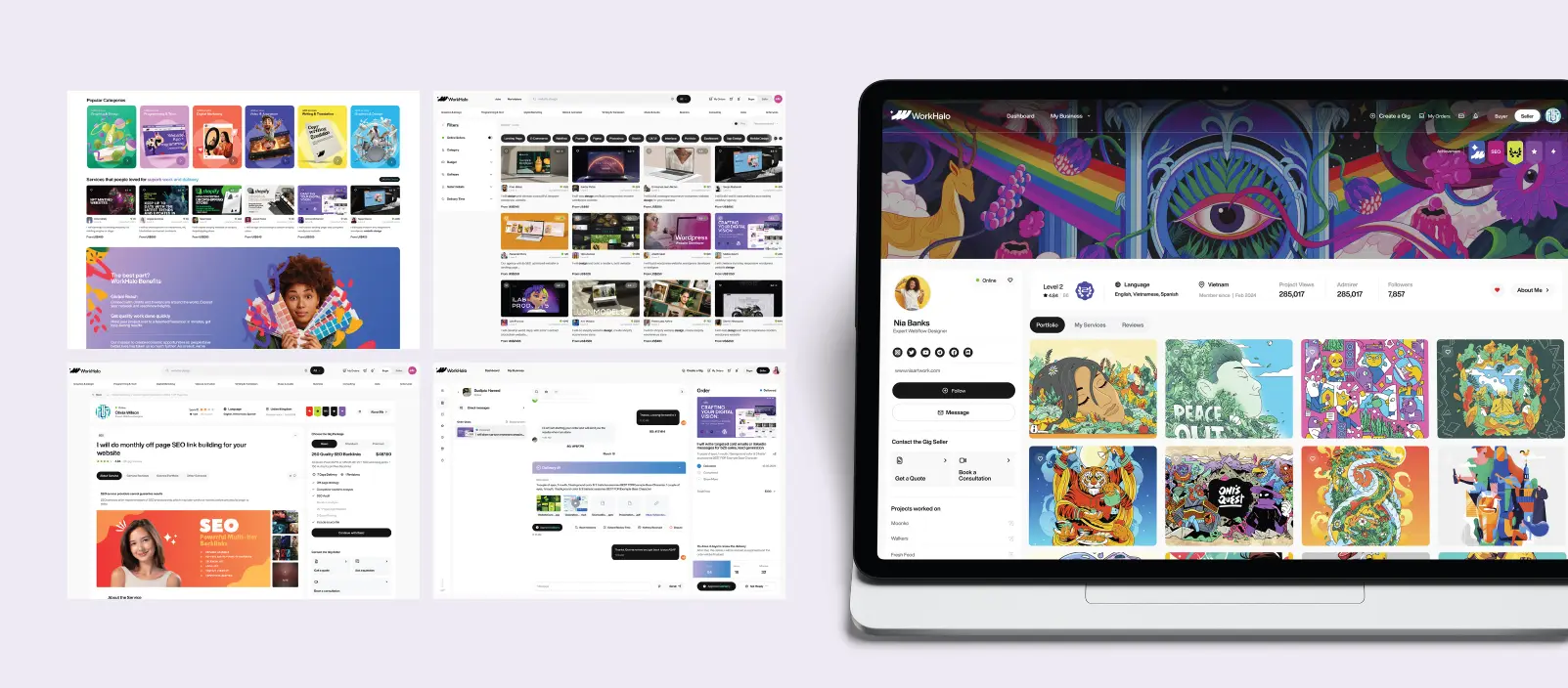 WorkHalo fundraising token tokenomics overview